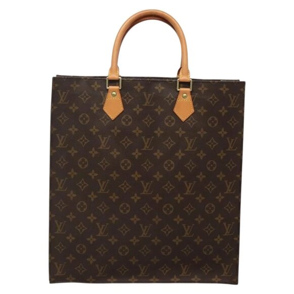 LOUIS VUITTON Monogram Sac Plat Hand Bag M51140 LV Auth 134747 - Picture 3 of 16
